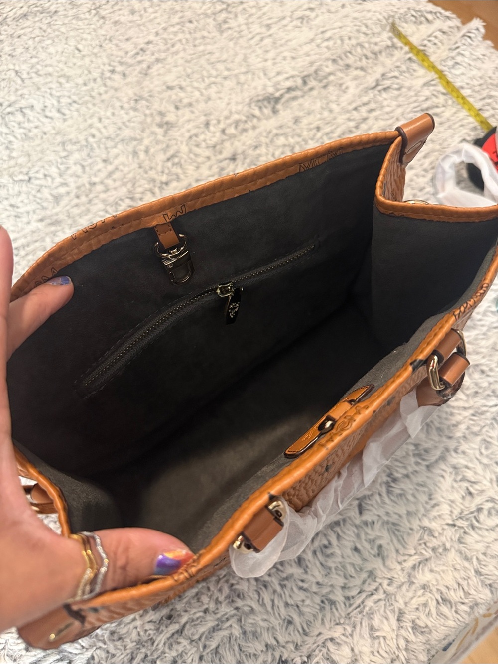 Cognac Logo Tote - Picture 4 of 8